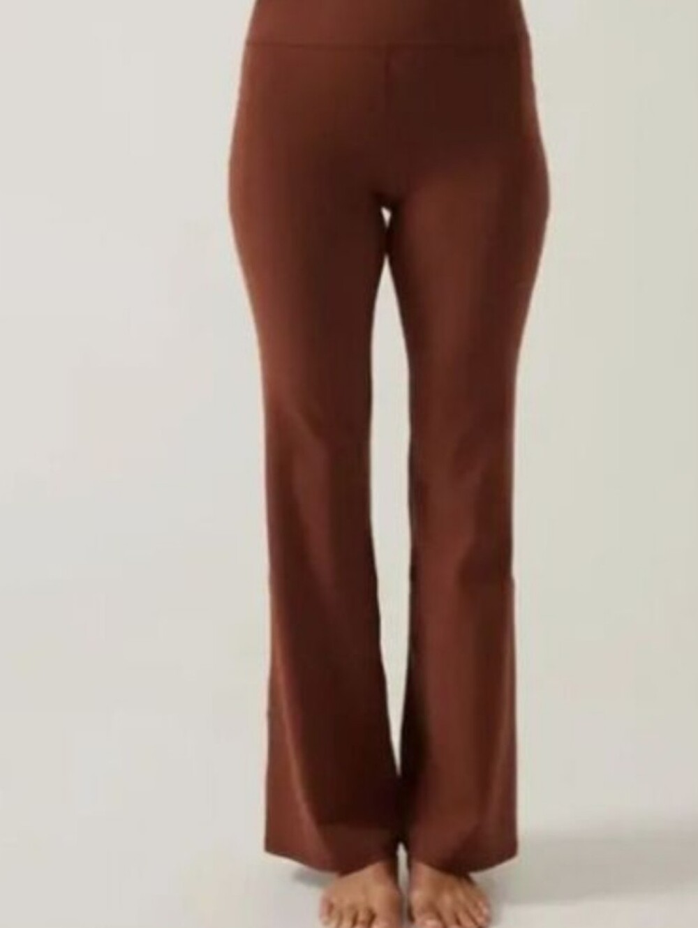 ATHLETA 3X Salutation Stash Flare Yoga Pant Legging NWT Mahogany Brown - Picture 6 of 7